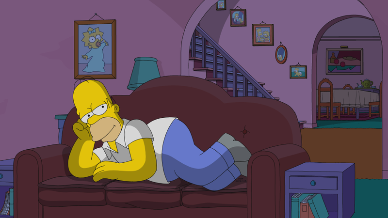 Illustration for article titled Netflix proves the near-final straw for Marge on a sweet Simpsons